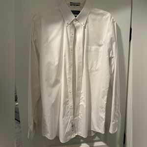 Nordstrom Trim Fit 16 34/35 Classic White Men's Shirt